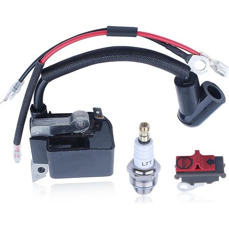 Kit de bobine d'allumage, pour tronçonneuse Husqvarna 136 137 141 235 240 23 26 36 41, pour Craftsman 358.351191, 358.350200, 358.35020, 358.35119, 358.350201, 358.350203, 358.351190 (1/5)
