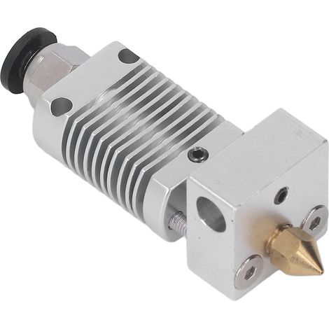 Tête d'impression par extrusion avec buse de 0,4 mm, raccord fileté, accessoires pour imprimante 3D, argent (1/5)