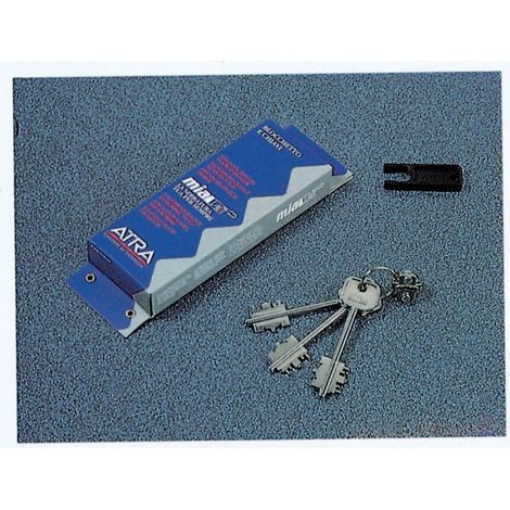 Blocchetto e chiavi DIERRE 3110 serratura porta blindata