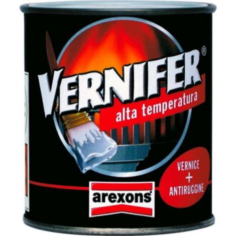 Arexons vernifer smalto - alta temperatura - vernice antiruggine a gel da 500 ml - nero