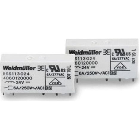 Weidmüller RSS113005 05Vdc-Rel1U Steckrelais 5 V/DC 6 A 1 Wechsler 1 St.