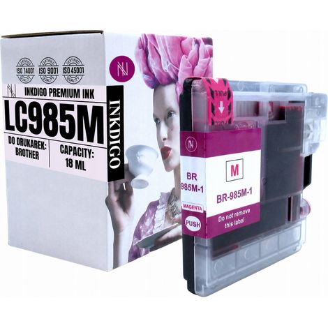 Inkdigo LC985M Tinte kompatibel mit Brother DCP-J125, MFC-J220, DCP-J315W, TÜV-zertifiziert (1/5)