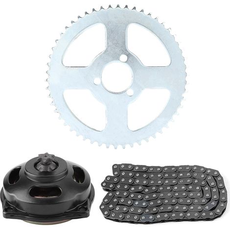 Eosnow Hintere Kettenradkette, Motorradkette aus Aluminiumlegierung, verformungsfrei, 6T-Getriebe für Mini