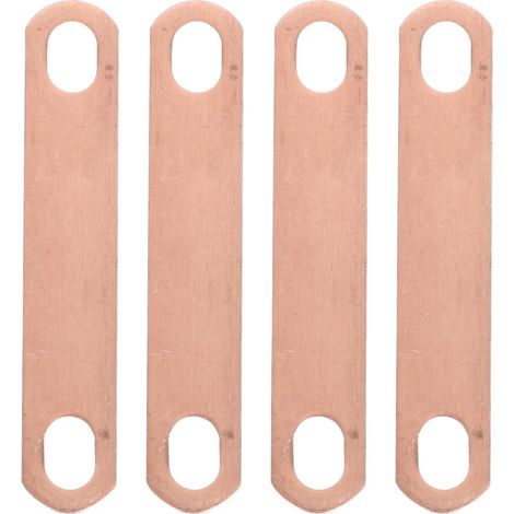 4Pièces Rubans Cuivre Rose Gold Connecteurs Pour Paquet Batterie Lithium (1/2)