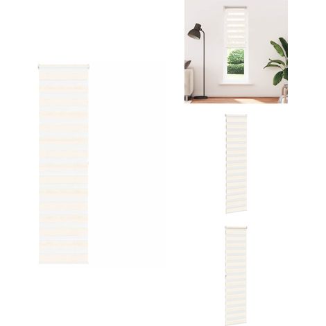 Zebrarollo Marmorbeige 65x200 cm Stoffbreite 60,9 cm Polyester - Zebra-Jalousie - Zebra-Jalousien - Zebra-Rollo - Doppelrollo (1/5)