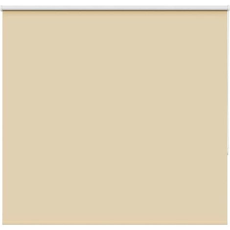 Verdunkelungsrollo Beige 160x130 cm Stoffbreite 156,6 cm