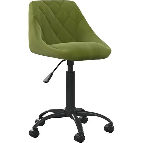 Maison Exclusive - Chaise de salle à manger Vert clair Velours (1/5)