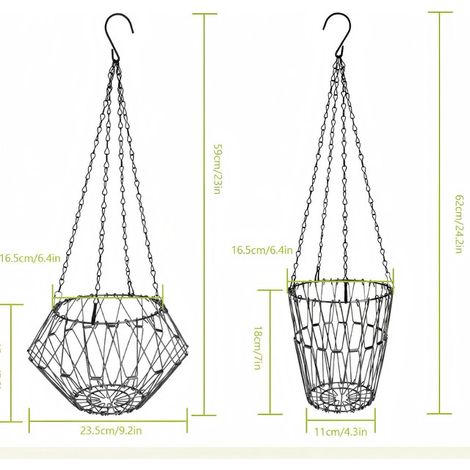 Panier suspendu pour poules et volailles, mangeoire à légumes et fruits pour poulailler, distributeur de nourriture pour enrichissement et activité de picorage (1/5)