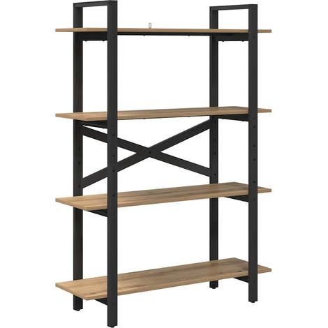 Maison Exclusive - Bücherregal Artisan-Eiche 100 x 33,5 x 140 cm