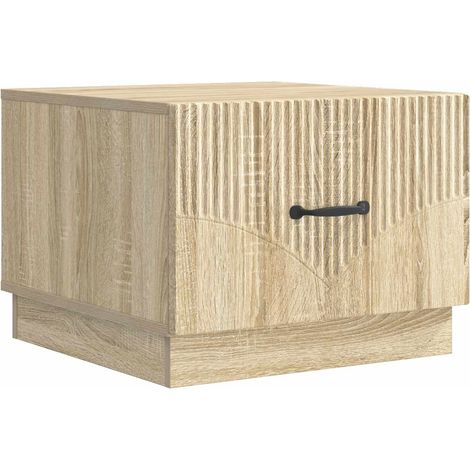 Coffee Table Sonoma Oak 49 x 50 x 37 cm Engineered Wood vidaXL