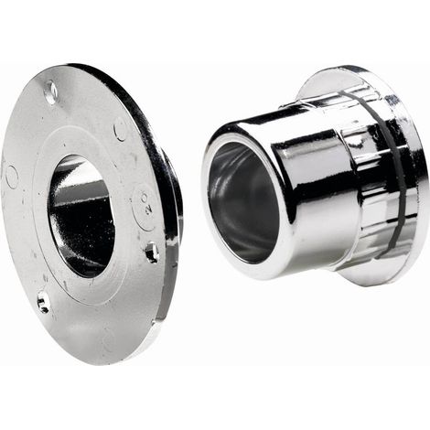 Hettich Schrankrohrlager für runde Schrankrohre Ø 20 mm, verchromt Möbelbeschläge