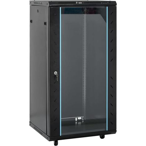 Armoire réseau 22U avec pieds pivotants 19" IP20 60 x 60 x 120 cm