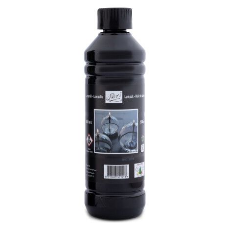Huile de paraffine pour lampe à huile 0.5L – Brûle sans odeur – Compatible avec torches de jardin – Bouteille 0.5L – Opjet