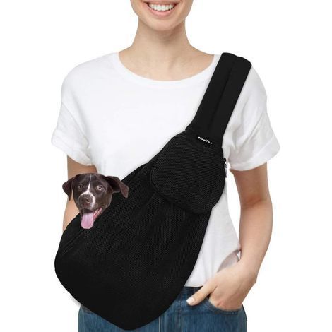TAISHENGDA-Sac de Transport pour Chien, Sac à Bandoulière Mains Libres pour Petit Animal de Compagnie avec Sangle Réglable, Adapté au Transport de Petits Animaux de Compagnie en Voyage en Plein Air (1/5)