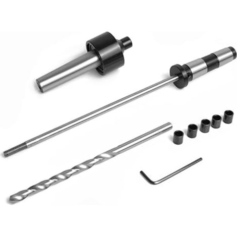 Kit de Broche à Crayon avec 5 Bagues, Foret de 7 mm et Économiseur de Broche, MT2 pour le Travail Du Bois (1/5)