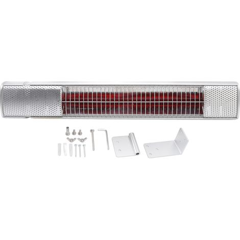 Radiateur électrique infrarouge extérieur 1500W, chauffage mural étanche pour terrasse, prise UE 220V (1/5)