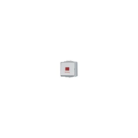 Jung Interruptor de calefacción, universal apagado-conmutado, 10 AX 250 V , IP 44, WG 600 606 HW