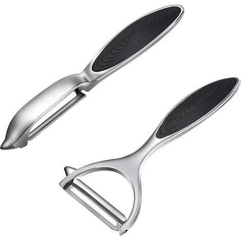 Sparschäler aus Edelstahl, Kartoffelschäler, multifunktionale Karottenreibe, Obstraspel, Küchenaccessoire, Gourmet-Sparer, Bartheke