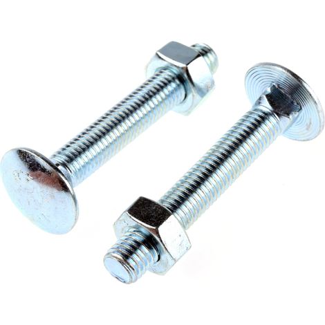 Boulon Acier, , Zingage brillant, M10 x 65mm ( Prix pour Sachet de 25 ) (1/2)
