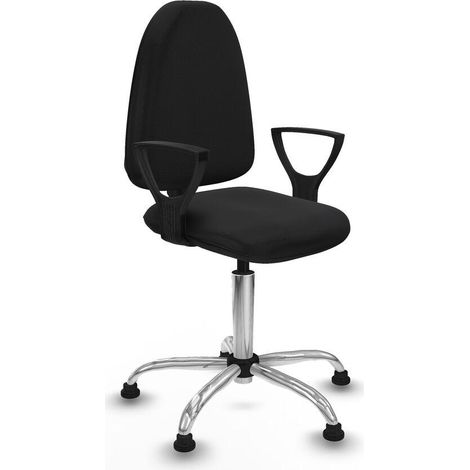 Piqueras y Crespo Silla de oficina Aýna negra ergonómica