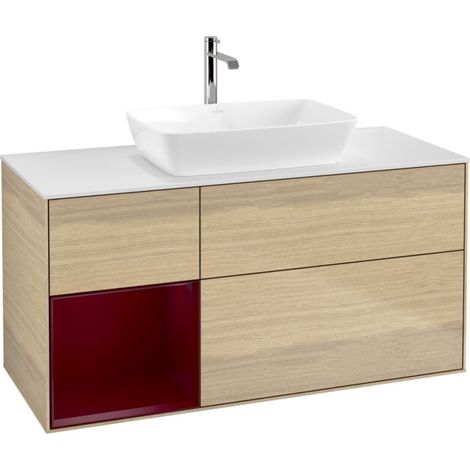Villeroy & Boch F821HBPC Meuble sous-lavabo Finion F82 (1/2)