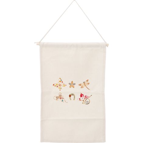 Organizador colgante para insignias y banderas, ideal para el hogar y la oficina, fabricado en madera, tamaño M (45,5 x 27,3 cm). (1/5)