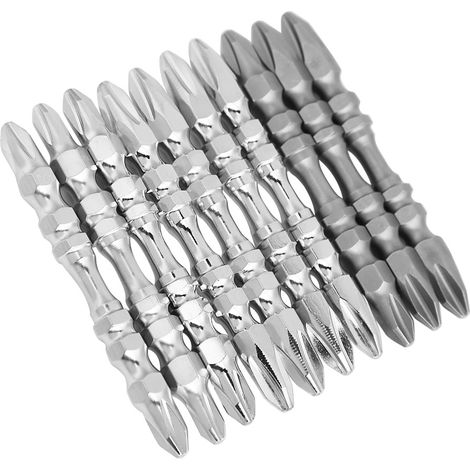 10 tournevis magnétiques à double tête PH2 de 4,5 mm, 5,5 mm et 6,35 mm (1/5)