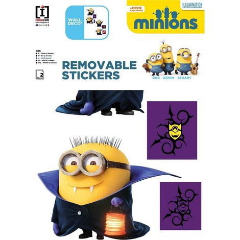 Stickers géant Dracula Les Minions (1/4)