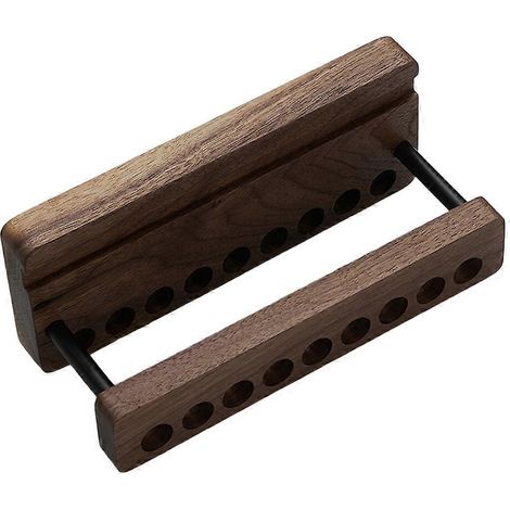 Stiftehalter aus Bambus – Vielseitiger Schreibtisch-Organizer mit integrierter Handyhalterung, ideal für Büro und Schule (1/5)
