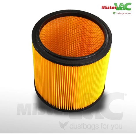 Filtre lamellaire de rechange pour aspirateur Aqua Vac NTP 30 Jardin - pièce compatible de remplacement pour nettoyage extérieur et entretien des espaces verts (1/2)
