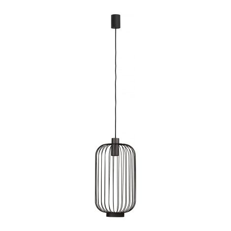 Suspension Nowodvorski Cage noire métal Ø30 GU10 35W