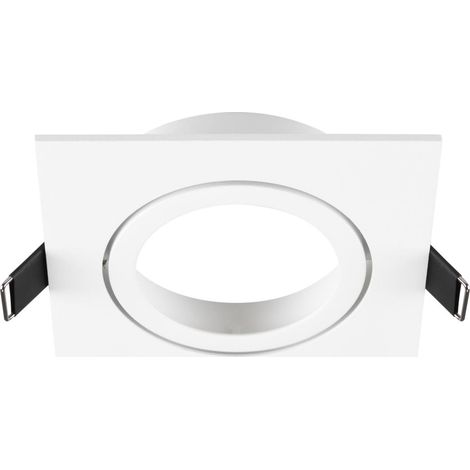 Collerette spot encastré NEW TRIA® 95 intérieur carré orientable blanc - SLV - 1007448 (1/3)