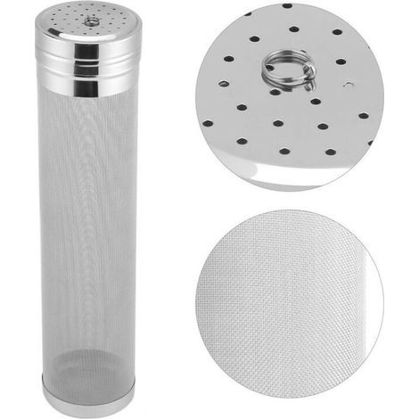 7 × 29 Filtre à houblon - Acier inoxydable - Maille micron - Cartouche de filtre secondaire - Pour filtre à café maison très sec (1/3)