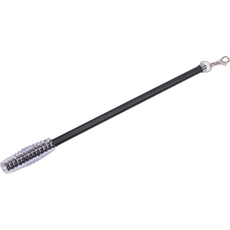 Tringle à rideaux en alliage d'aluminium noir et blanc argenté, tringle à rideaux manuelle à tirer, petite tringle Pendler (1/5)