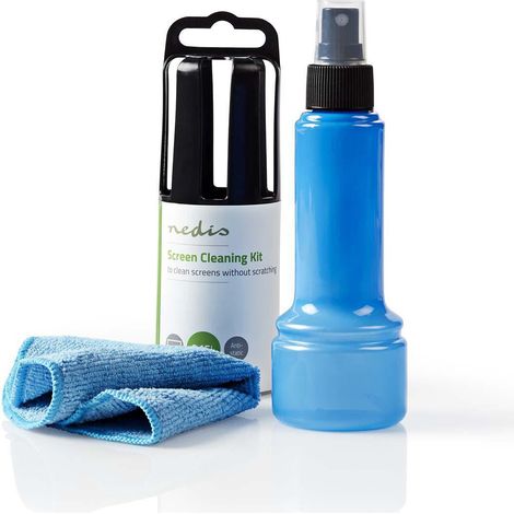 Limpiador de pantalla  Pulverizar  150ml  Notebook/Smartphone/Tablet/Pantalla de TV  Limpiaparabrisas incluido