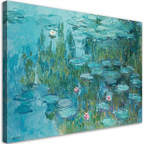 Tableau sur toile Nymphéas - Claude Monet 100x70 (1/5)