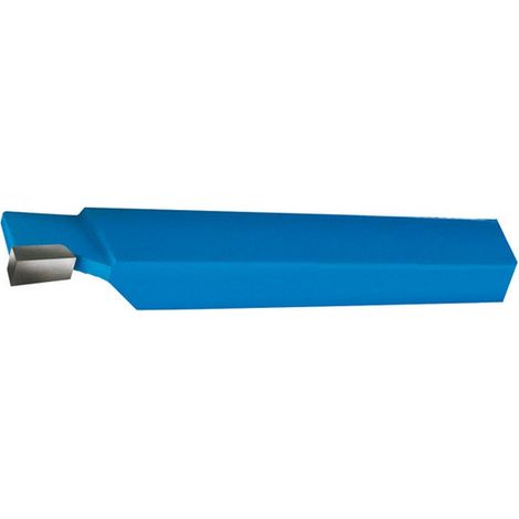 Cuchilla de torno para tronzar, DIN 4981 de ISO 7, carburo P 25/30, de izquierda, 4 lados: 12 x  8 mm, longitud. total 100 mm, ancho. : de saignée 3 mm