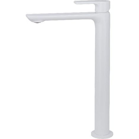 Mitigeur lavabo haut TOKE-L 305 mm 8 coloris Blanc mat