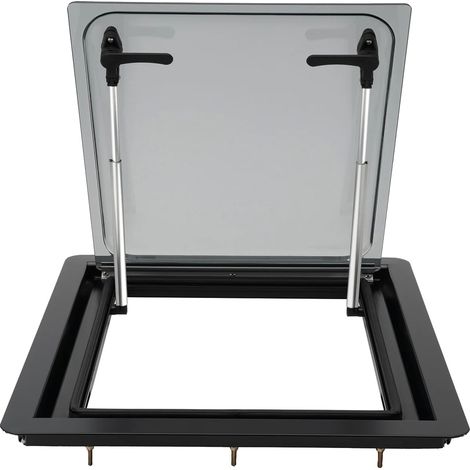 Finestra di ventilazione, struttura resistente, facile installazione, nera (1/2)