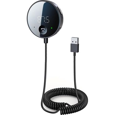 Trasmettitore FM e ricevitore Bluetooth 2 in 1 per auto con funzione vivavoce (1/5)
