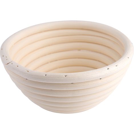 Panier en rotin tressé main, corbeille à pain indonésienne en forme de baguette, rond (11x6cm) (1/5)