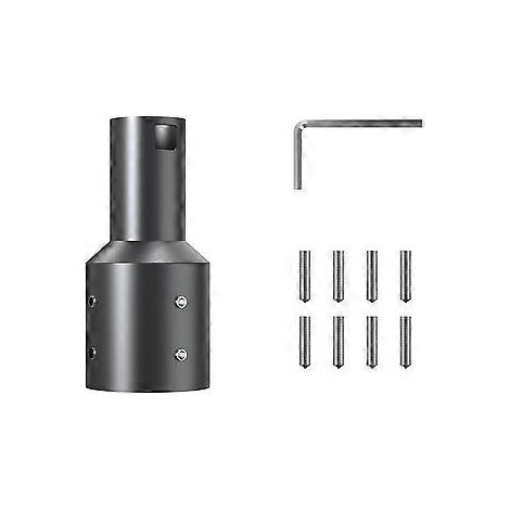 Aluminium-Mastmontagesatz für Gen2 V2 Satellitenschüssel – Passend für Rohrdurchmesser bis zu 2 Zoll (5,1 cm) – Internet-Kit
