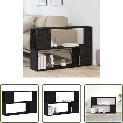 Meuble TV noir - Ensemble meuble TV Noir 100 x 24 x 63 cm Bois d'ingénierie (1/5)