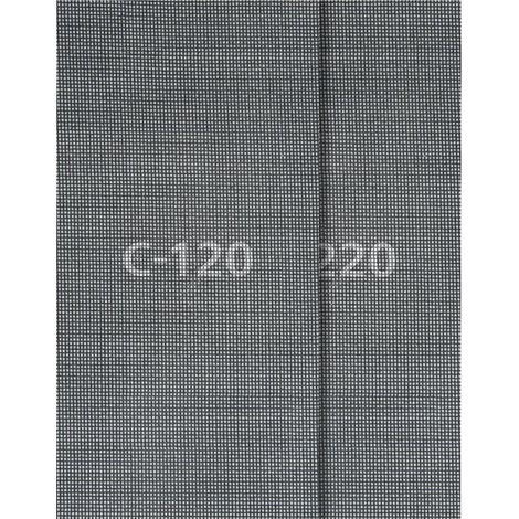 Tejidos de rejilla para lijadoras orbitales y manuales 115 x 280 mm Wolfcraft 4 grit cloths 120 y 220 (1/3)
