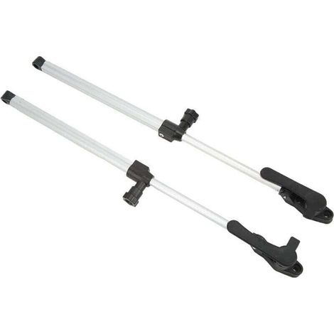 Amortisseur de fenêtre de Caravane, Alliage d'aluminium 310-435 mm 1 Paire de tiges de Support de fenêtre de Camping-Car pour remorques de Camping-Car (1/4)
