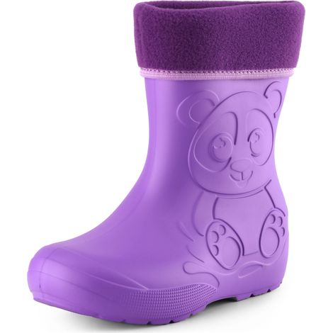 Ladeheid Bottes de Pluie en EVA Unisexe Enfant Fille Garçon LA-CA-11 (Lilla, 32/33 EU) (1/5)