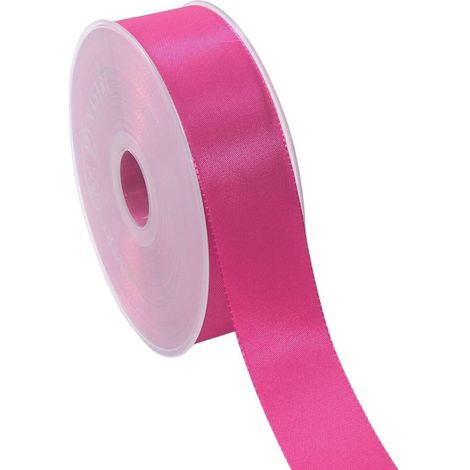 Nastro in taffetà fucsia, 4x50 mt (kit da 3)