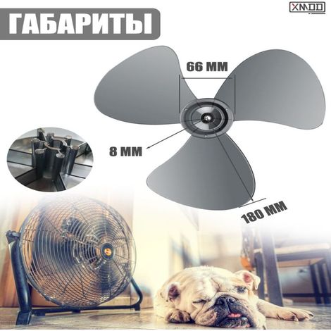 Aspas universales para ventiladores, aspas para ventiladores eléctricos, accesorios universales para ventiladores de pedestal, aspas para ventiladores de mesa, 400 mm (16 pulgadas)