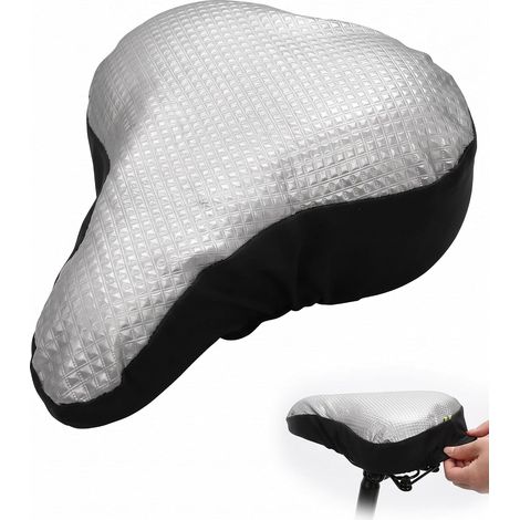 1 pièce Housse Selle Velo, Protection Contre les Coups de Soleil et Isolation Thermique, Housse Velo Exterieur Protection pour Voiture électrique/Vélo/VTT (1/5)