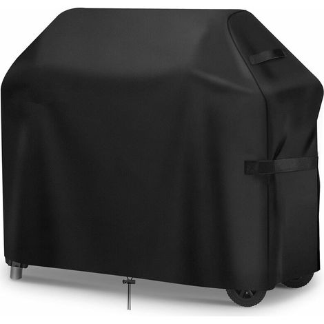 Housse de barbecue, housse de barbecue imperméable en tissu Oxford 420D très résistant, housse de barbecue à gaz d'extérieur étanche, anti-déchirure, anti-poussière et anti-UV pour Weber, Brinkmann, O (1/5)